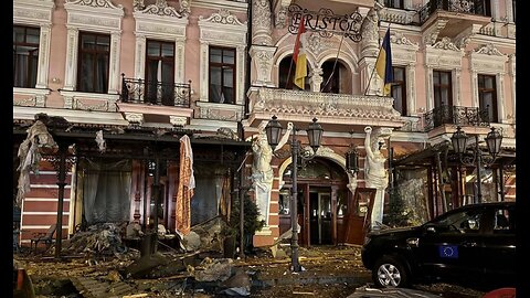 Odessa: Footage of Hotel Bristol filled with western mercenaries struck by Russian Iskanders