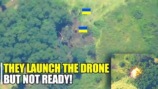 Moment Lancet visits Ukrainian drone launch point on right bank of Dnepr