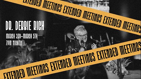 Dr. Debbie Rich Holy Ghost & Fire Meetings EXTENDED #12