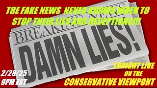 WHEN WILL THE LIES AND THE DECEPTION FROM THE FAKE NEWS MEDIA STOP?? TONIGHT AT 9PM EST.