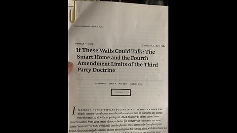 If these walls could talk - Smart Homes- 4th amendments and privacy with Eden’s Living tv