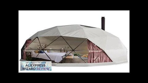 4 Season Outdoor Garden Luxury Hotel Bathroom Small Clear Pvc Igloo Geodesic Review