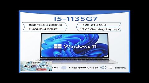 15.6" Gaming Laptop Intel I5-1135G7 Ultrabook 8G/16G/32G DDR4 1TB/2TB SSD Fingerprint Unlock Review