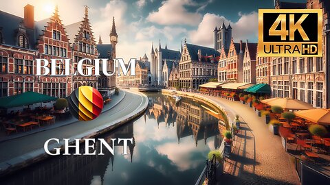 GHENT🇧🇪 BELGIUM WALKTHROUGH (4K ULTRA HD)