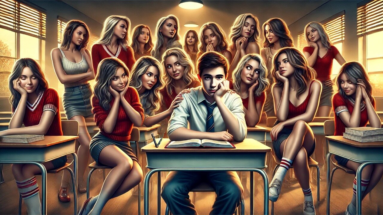 New Classmate Is Ostracized but Unexpectedly Gains the Affection of All the Girls in the Class.