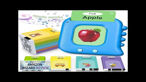 Kids Toddler Talking Flash Cards with 224 Sight WordsMontessori ToysSpeech TherapyAutism Review