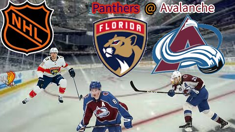 Florida Panthers At Colorado Avalanche: NHL Monday Night Hockey Play by Play