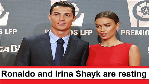 Soccer player Cristiano Ronaldo is relaxing in the company of Irina Shayk and flirting together