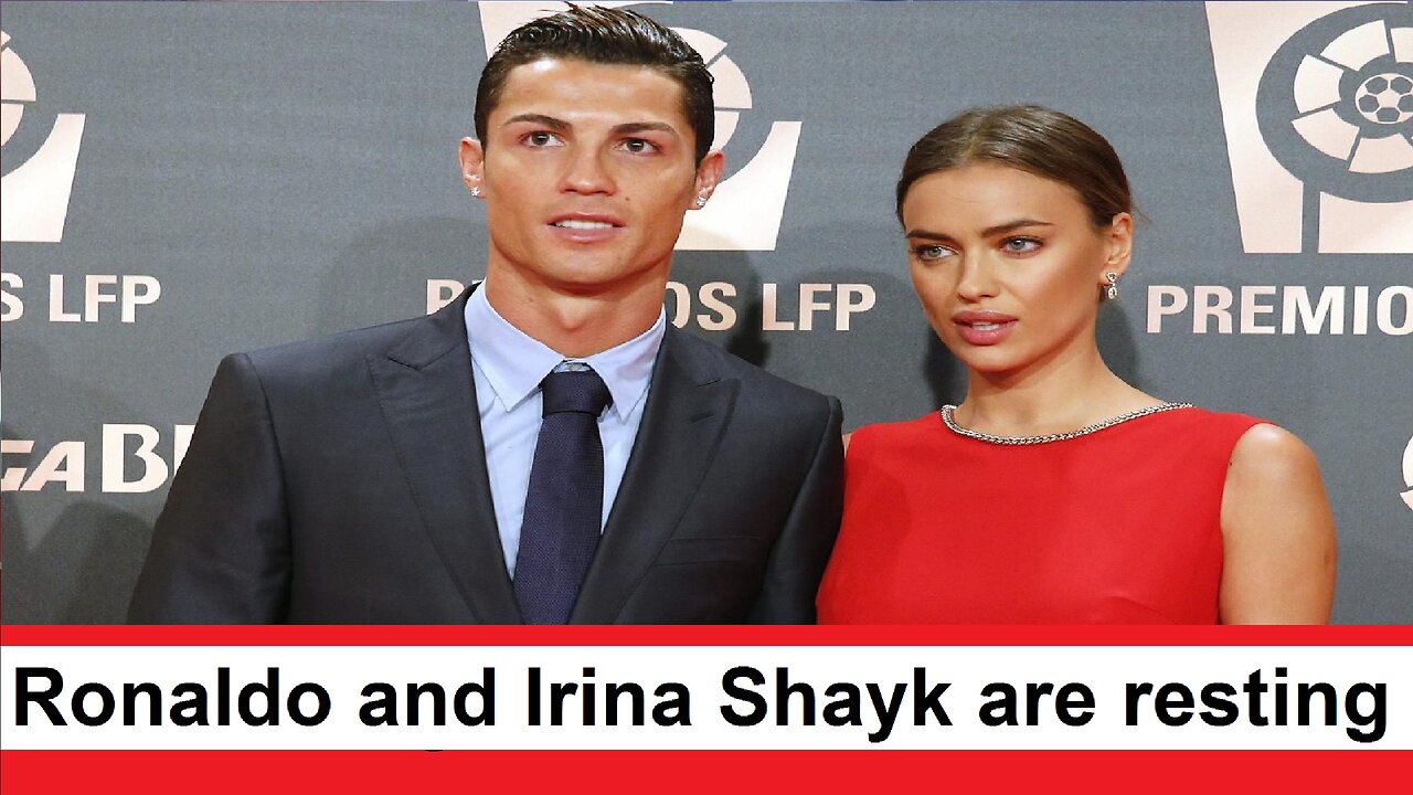 Soccer player Cristiano Ronaldo is relaxing in the company of Irina Shayk and flirting together