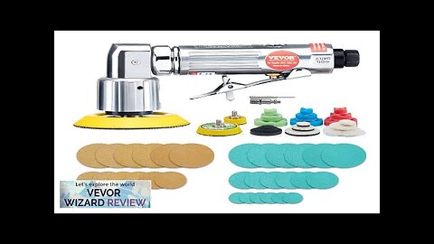 VEVOR 1/2/3 Inch Random Orbital Air Sander High-Speed 15000RPM Mini Pneumatic Sander Review