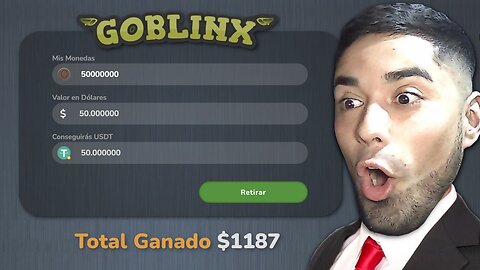 Cómo GANAR 50 DÓLARES al DÍA con el JUEGO GOBLINX