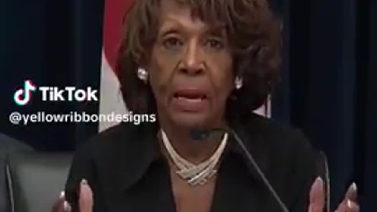 ＂We Don't Know WHAT ALL THEY HAVE ON US.＂ - Maxine Waters says