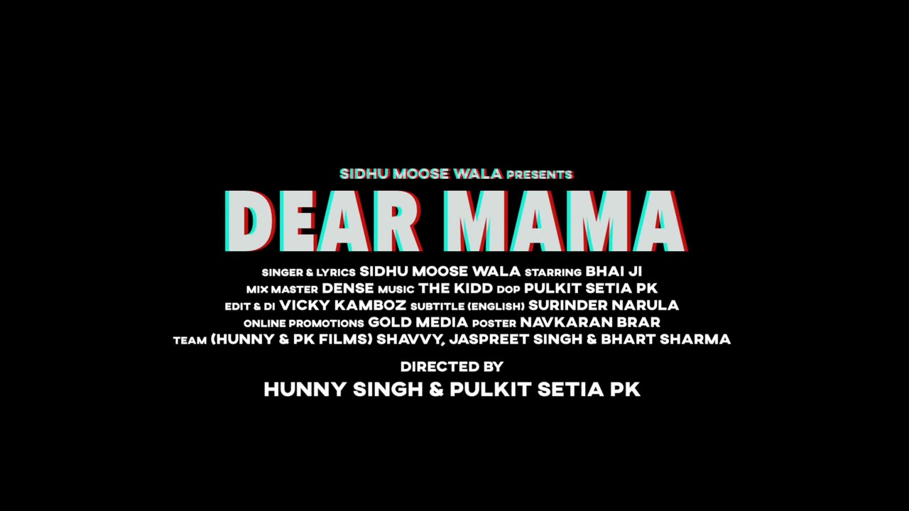 Dear mama