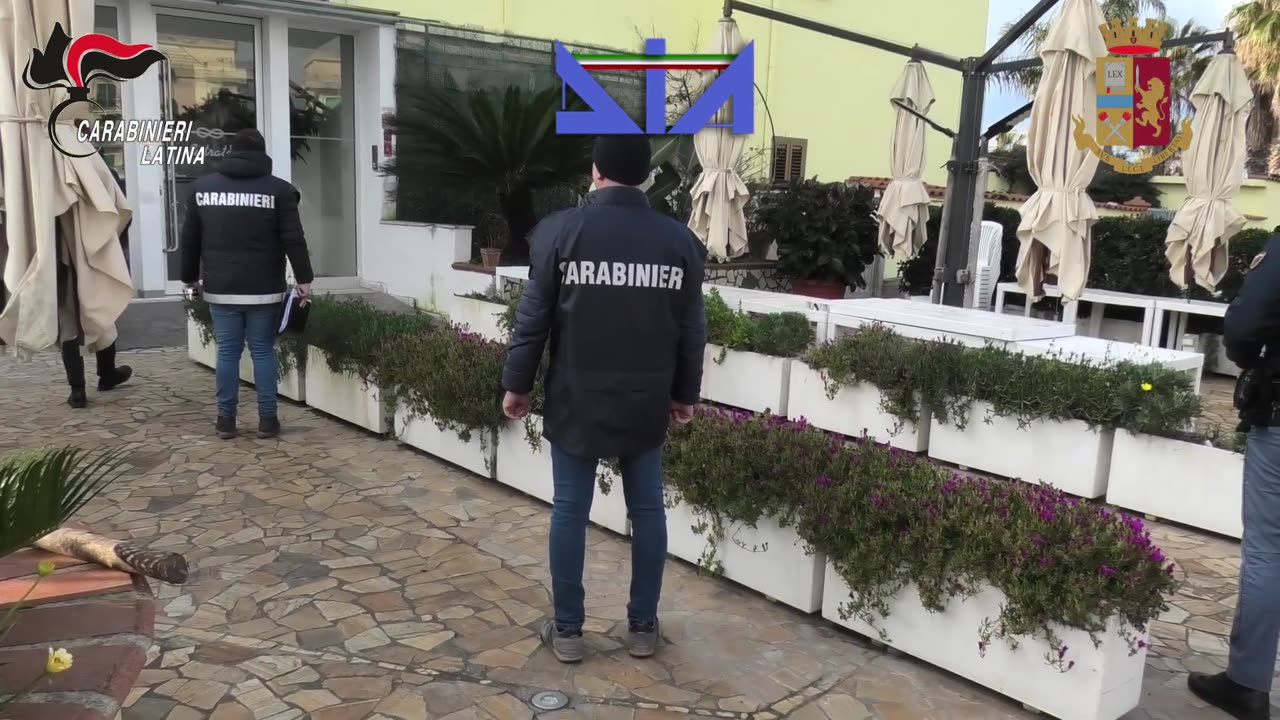 Latina - Associazione mafiosa, estorsione, usura. arrestate 8 persone (12.02.25)