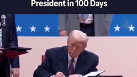 President Trump's First 100 hours