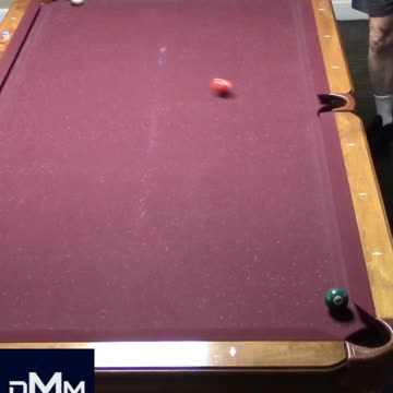 3 BALL BANK SHOT TO THE SIDE POCKET!