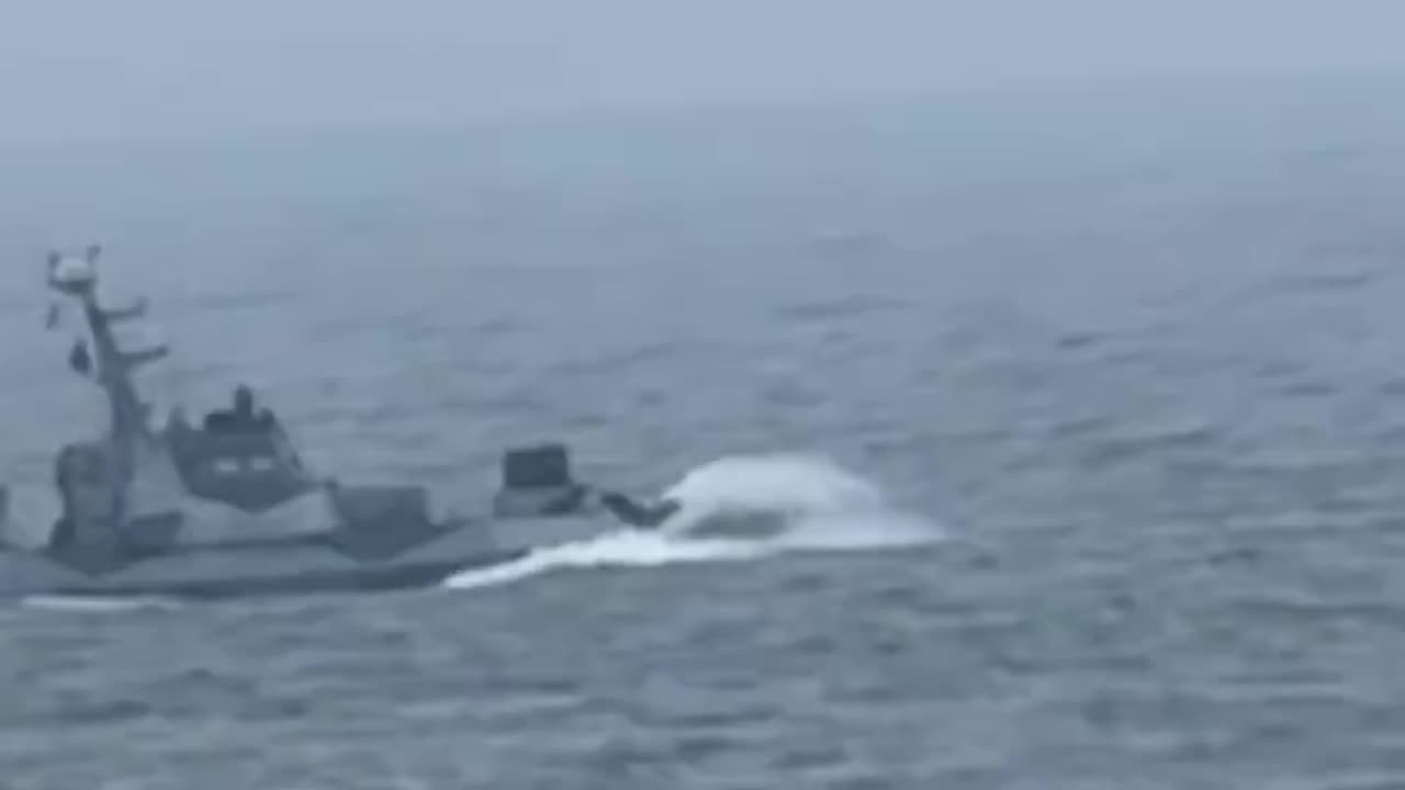 Rare footage of a Ukrainian Navy Gyurza-M-class gunboat