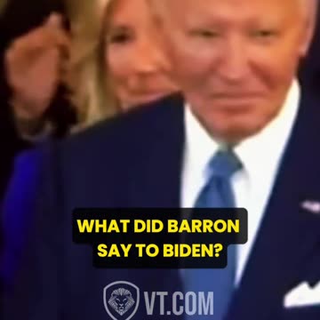 What Did Barron Trump Say to Joe Biden?
