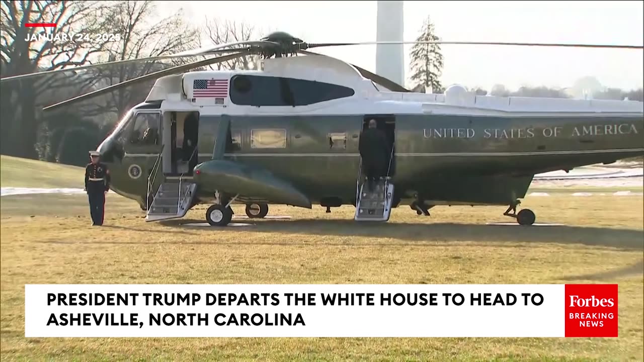 BREAKING NEWS: Pres. Trump—Alongside Melania—Speaks To Reporters Before Heading To North Carolina