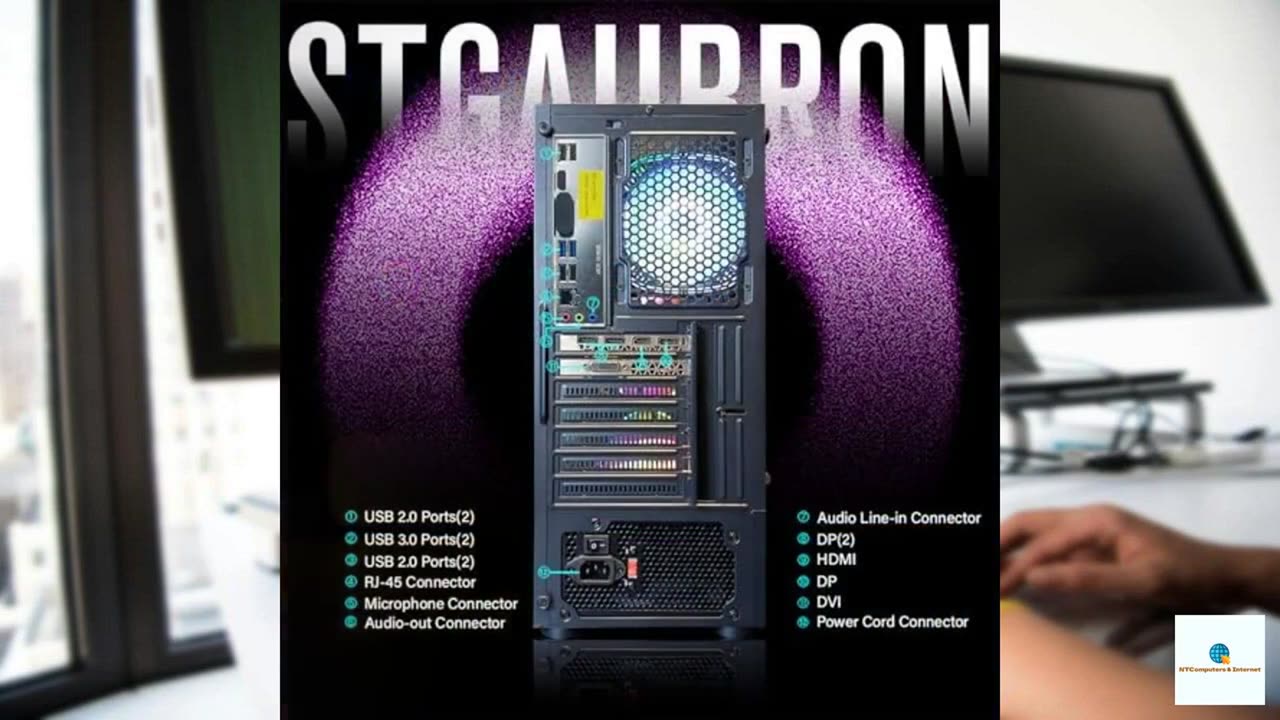 STGAubron Gaming Desktop PC Computer