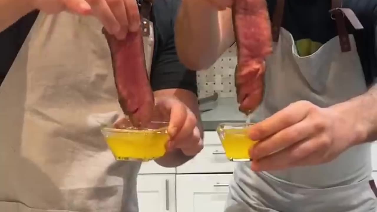 Stick cooked in butter