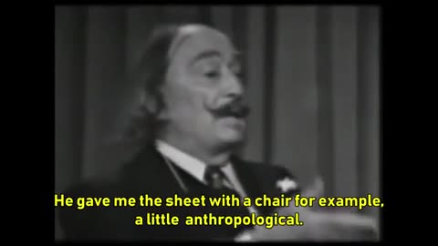 Salvador Dalí talks about Pablo Picasso with English translations subtitles