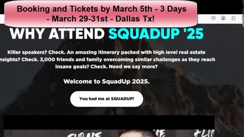 Networking in Dallas TX - Squad Up - 1995 - Includes Recording - 500 Discount - March 5th - 2-27-25