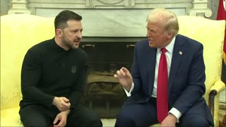 Watch The Moment as Trump and Ukrainian PM Zelensky Discuss at the White House