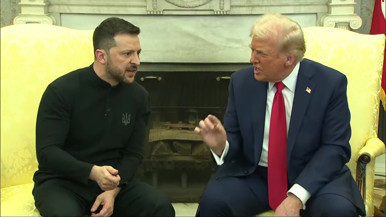 Watch The Moment as Trump and Ukrainian PM Zelensky Discuss at the White House