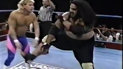 (1989.10.13) Kokina Maximus (Yokozuna) vs Jerry Lynn - AWA