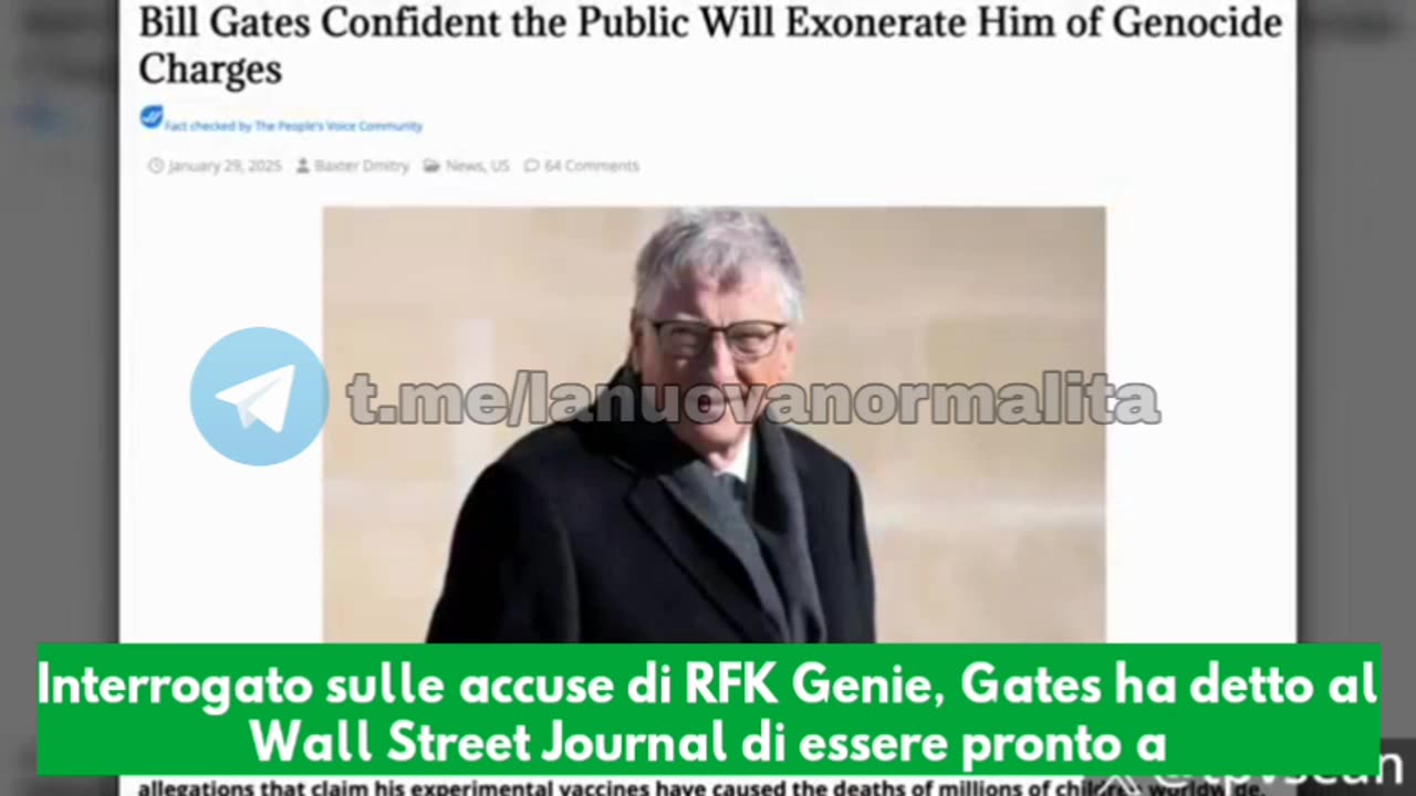 Putin chiede l'estradizione di Bill Gates per accuse di bioterrorismo ?