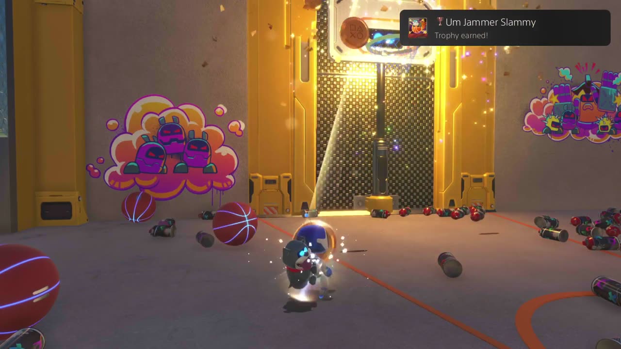 Astro Bot Um Jammer Slammy Trophy