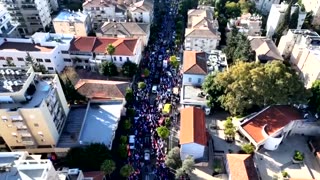 Thousands line streets for Bibas family funeral procession