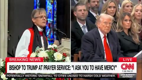 New: Bishop To Trump At Prayer Service: "I Ask You To Have Mercy"