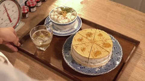 Osmanthus Fermented Rice·Mung Bean Ice Glutinous Rice Balls·Three-color Osmanthus Cake