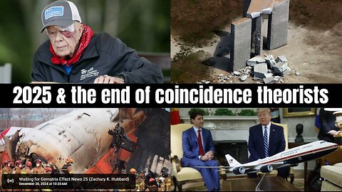 Let 2025 be the end of "coincidence theory" otherwise it will be our end | Jimmy Carter & Planes