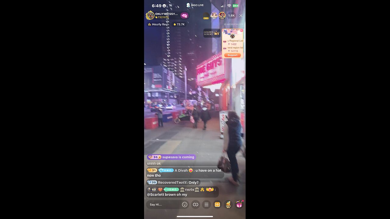 MessyCaller in NY