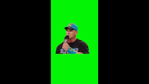 John Cena Speaking Chinese | Green Screen