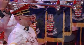 Donald J. Trump Attends the Presidential Parade