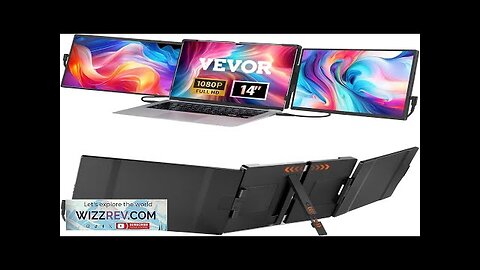 VEVOR Portable Laptop Screen Extender 14" FHD 1080P IPS Triple Extended Monitor Review