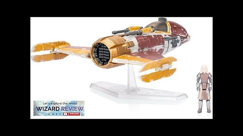 STAR WARS Micro Galaxy Squadron Fiend Fighter 5-Inch Vehicle with 1-Inch Review