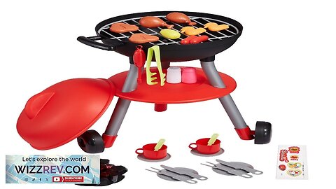 VEVOR 28 PCS Kids BBQ Grill Playset Cooking Grill Toy Set Pretend Review