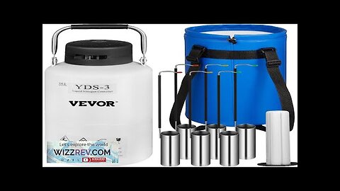 VEVOR 3L Liquid Nitrogen Container Aluminum Alloy Liquid Nitrogen Tank Static Cryogenic Review