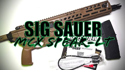 Unboxing - Sig Sauer MCX SPEAR-LT (IR Cerakote)