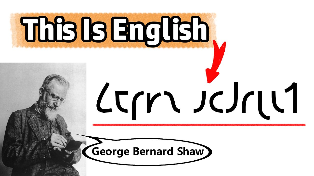 Shavian Alphabet - A Special New Writing System for Writing English