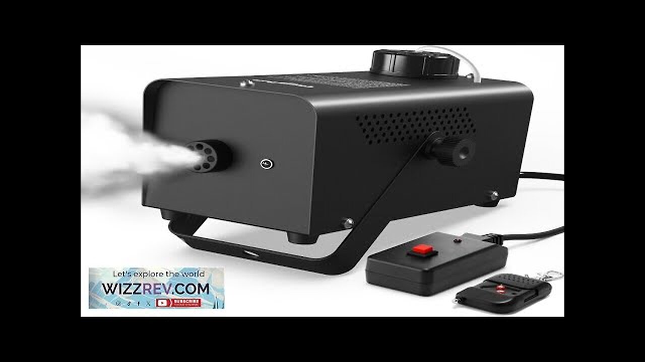 Theefun Fog Machine 2000CFM Smoke Machine with Wired and Wirelss Remote Review