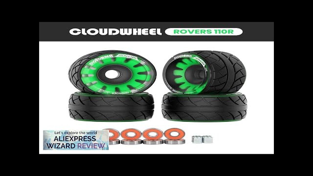 CLOUDWHEEL ROVERS 110R Urban All Terrain Off Road Electric Skateboard Wheels Review