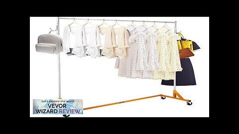 VEVOR Z Rack Industrial Grade Z Base Garment Rack Height Adjustable Rolling Review