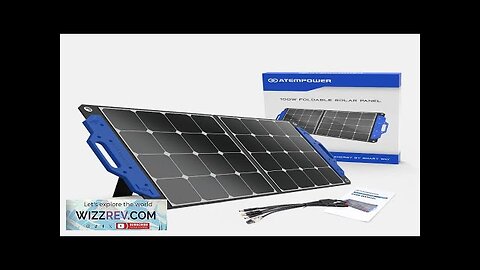 US Direct ATEM POWER AP-SPSP-UFA 100W Portable Solar Panel Monocrystalline Solar Cells Review