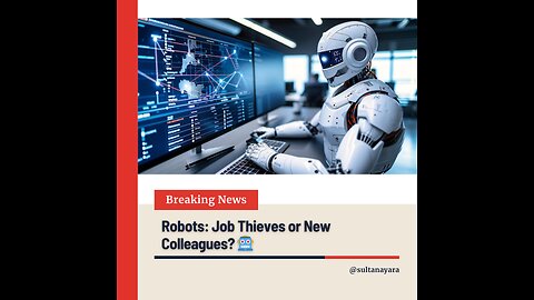 "Robots: Job Thieves or New Colleagues? 🤖"